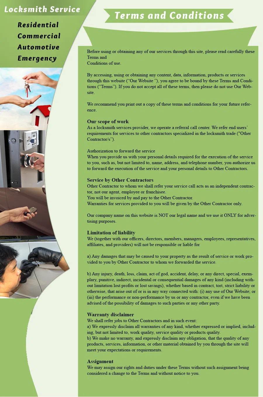 Feasterville PA Locksmith Store Feasterville, PA 215-660-1316 - terms-and-condition-c-22